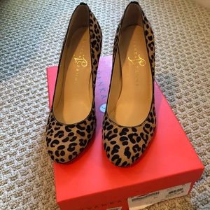 Beautiful leopard heels! Great condition